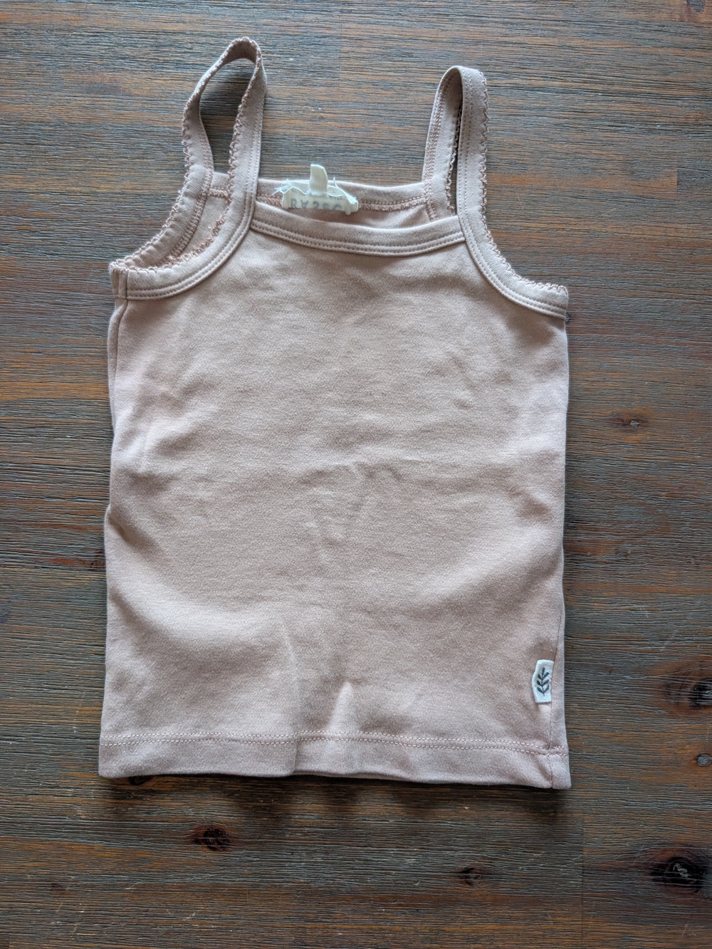 Kids Tank Top in Light Beige